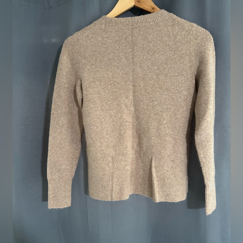 J. Crew Women's Classic Camel Crew Neck Sweater - Picture 2 of 5